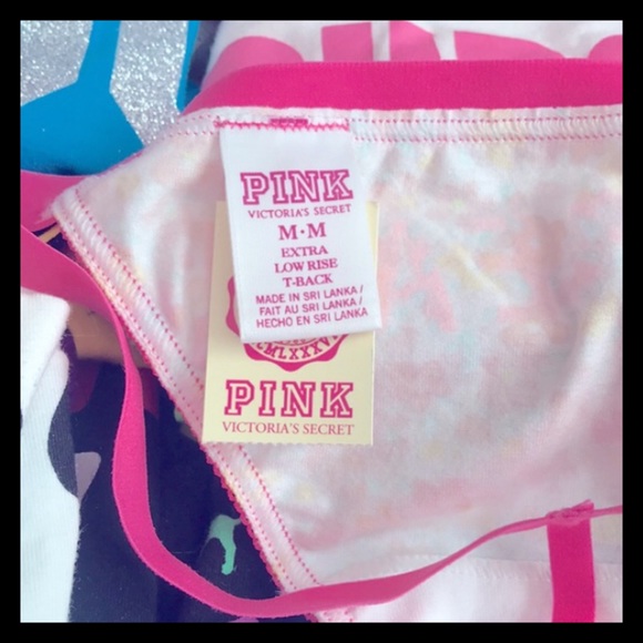 💕P͙I͙N͙K͙ V͙S͙ HTF/RARE T-Back Thong Panty NWT✨ - Picture 5 of 5